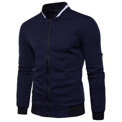 Mason – Men's Autumn/Winter Plaid Hoodie Cardigan