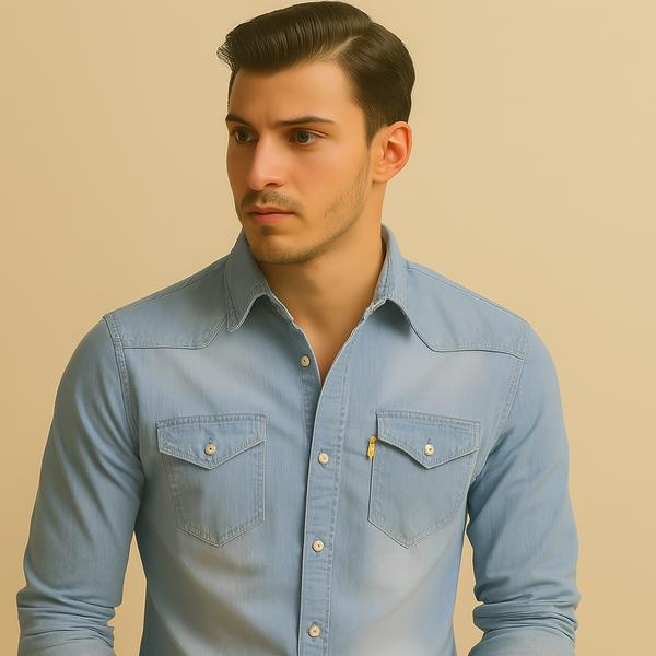 Men's Slim Fit Cotton Ice Sensation Long Sleeve Urban Shirt