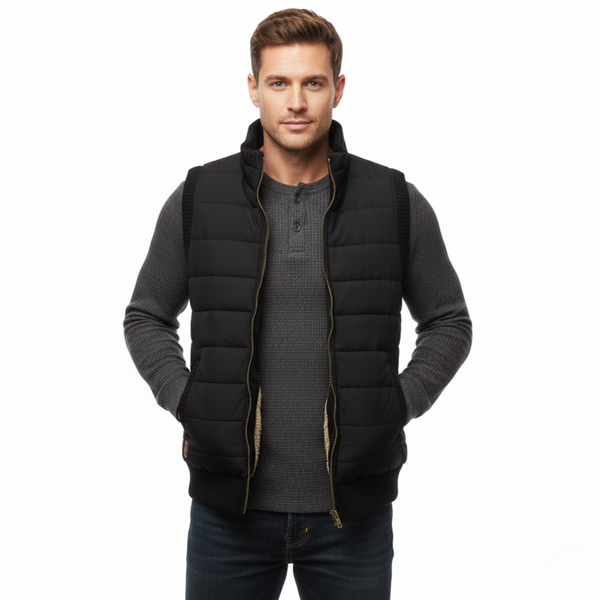 Outdoor Fleece Men's Multi Pocket Utility Vest for Outdoor Adventures