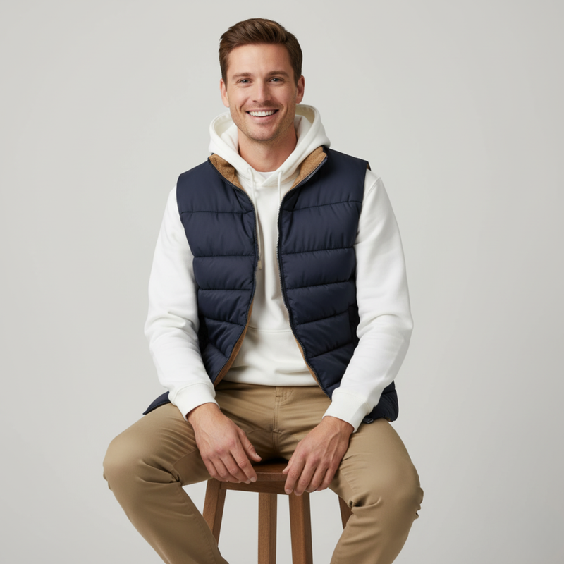 Outdoor Fleece Men's Multi Pocket Utility Vest for Outdoor Adventures