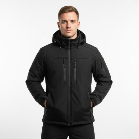 Men’s Soft Shell Outdoor Fleece Jacket