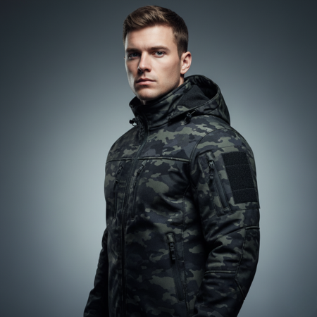 Men’s Soft Shell Outdoor Fleece Jacket