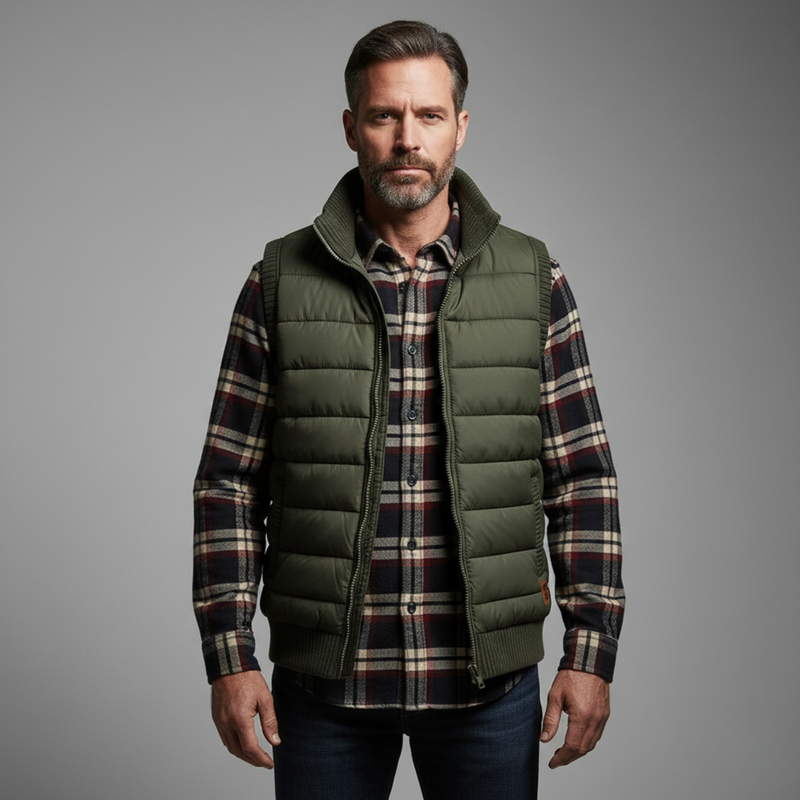 Outdoor Fleece Men's Multi Pocket Utility Vest for Outdoor Adventures