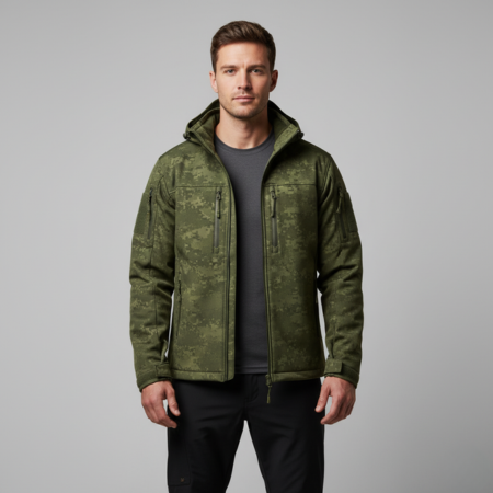 Men’s Soft Shell Outdoor Fleece Jacket