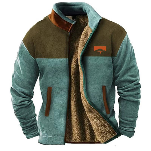 Men's Western Aztec Fleece Jacket