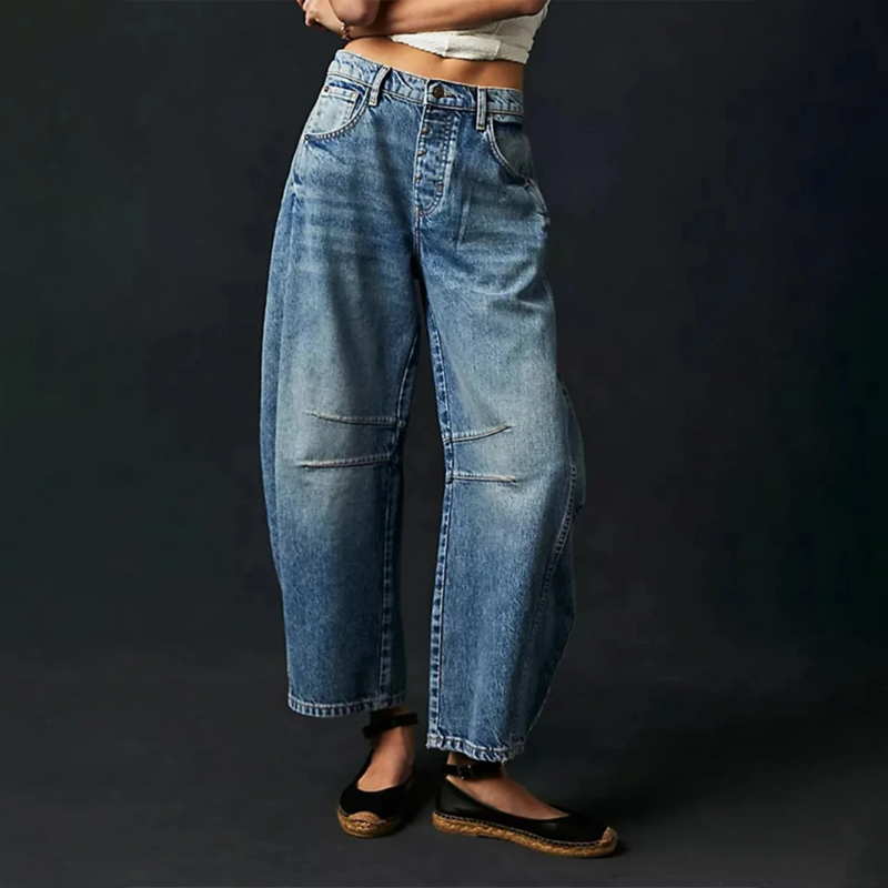 Vintage Wide-Leg Jeans For Women