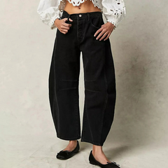 Vintage Wide-Leg Jeans For  Women